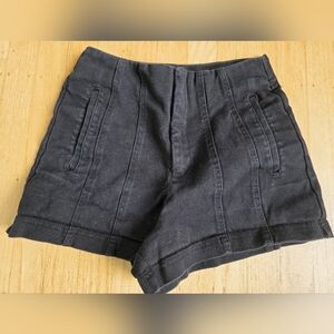 Zara Black Denim Shorts Size XS